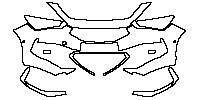 Cupra Leon Estate 2021 - Bumper+Headlamp (with 2 PDC)