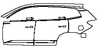 (left) Door+Rear Fender+Side Skirt