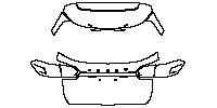 Chery Tiggo 8 PRO (BR) Exterior 2023 - Trunk Lid (with ''CHERY'' emblem)
