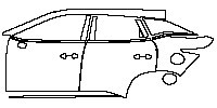 (left) Door+Rear Fender+Side Skirt