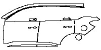 (left) Door+Rear Fender+Side Skirt