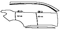 (right) Door+Rear Fender+Side Skirt