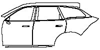 (left) Door+Rear Fender+Side Skirt
