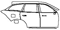 (right) Door+Rear Fender+Side Skirt
