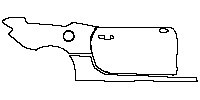 Chevrolet Camaro LT 2016 - (right)Door+Rear Fender+Side Skirt