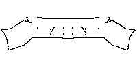 Chevrolet Camaro LS 2019 - Rear Bumper