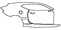 Chevrolet Camaro ZL1 2017 - (right)Door+Rear Fender+Side Skirt