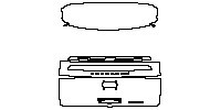 Chevrolet Suburban Premier 2021 - Trunk Lid (with ''SUBURBAN'' ''PREMIER'' emblem)