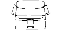 Chevrolet Tahoe Exterior 2021 - Trunk Lid (with ''TAHOE'' emblem)