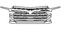 Chevrolet Tahoe Exterior 2021 - Grille (with ''HIGH COUNTRY'' emblem)