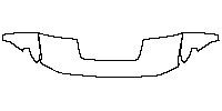 Chevrolet Silverado HD 2500 HD 2020 - Hood+Fender (One third of Hood + Fender)
