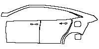 Dongfeng Shine Exterior 2023 - (left) Door+Rear Fender+Side Skirt