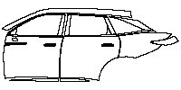 (left) Door+Rear Fender+Side Skirt