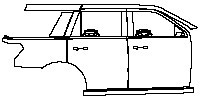 (right)Door+Side Skirt+Rear Fender