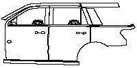 (left) Door+Rear Fender+Side Skirt