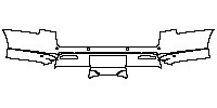 Ford Expedition Extended Wheelbase 2023 - Rear Bumper (with 6 PDC)