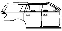 (right) Door+Rear Fender+Side Skirt