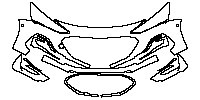 Ford Focus Hacthback 2023 - Bumper+Headlamp (with 2 PDC)