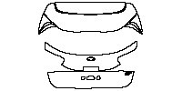 Ford Focus Hacthback 2023 - Trunk Lid (with ''ST'' emblem)