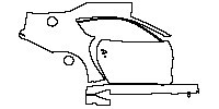 Ferrari 812 competizione 2023 - (right) Door+Side Skirt+Rear Fender