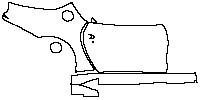Ferrari 812 competizioneA 2023 - (right)Door+Side Skirt+Rear Fender