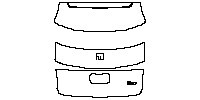 Fiat 500e 2 door 2021 - Trunk Lid (with ''FIAT'' ''500'' emblem)