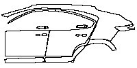 (left) Door+Rear Fender+Side Skirt