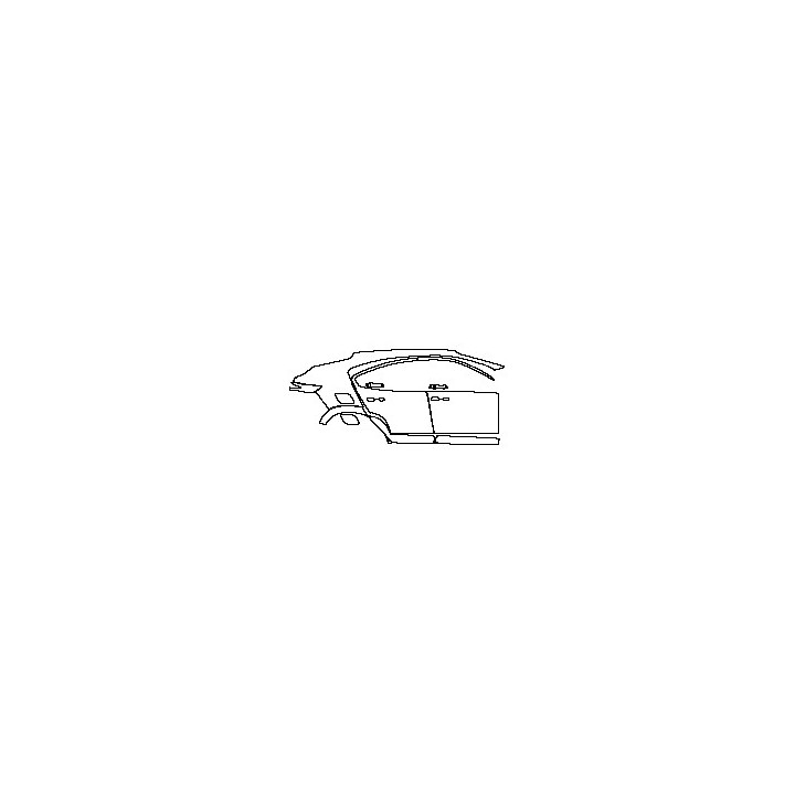(right) Door+Rear Fender+Side Skirt