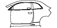 (left) Door+Rear Fender+Side Skirt