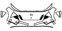 Geely Geely Galaxy L7 2023 - Bumper+Headlamp (without License plate opening)