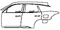 Geely Geely Galaxy L7 2023 - (left) Door+Rear Fender+Side Skirt