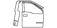 Ford Super Duty F-250 2020 - (right) Door+BC-Pillar+Rear Fender (with''6.7L'' ''PowerStroke'' emblem)