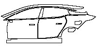 (left) Door+Rear Fender+Side Skirt