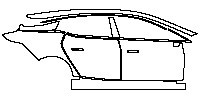 (right) Door+Rear Fender+Side Skirt