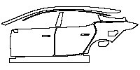 (left) Door+Rear Fender+Side Skirt