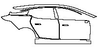 (right) Door+Rear Fender+Side Skirt