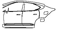 (left) Door+Rear Fender+Side Skirt