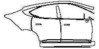 (right) Door+Rear Fender+Side Skirt