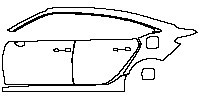 Honda Civic Sedan 2023 - (left) Door+Rear Fender+Side Skirt