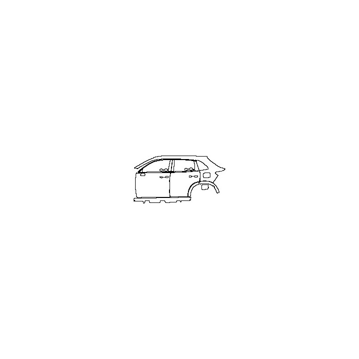 Honda ZR-V (EU) Exterior 2023 - (left) Door+Rear Fender+Side Skirt