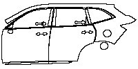 Haval H6 Exterior 2021 - (left) Door+Rear Fender+Side Skirt
