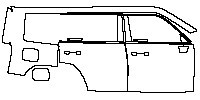 (right) Door+Rear Fender+Side Skirt