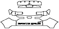 Hyundai Santa Cruz Exterior 2023 - Trunk Lid (with ''SANTA CRUZ'' , ''HTRAC 2.5T'' emblems)