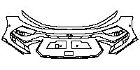 Hyundai Sonata Exterior 2024 - Bumper+Headlamp (with License plate cutout , with 4 PDC)