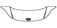 Hyundai Sonata Exterior 2024 - Hood+Fender (One third of Hood + Fender)