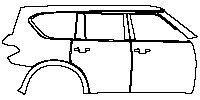 Infiniti QX80 Exterior 2015 - (right) Door+Rear Fender