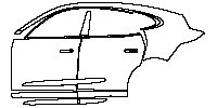 (right) Door+Rear Fender+Side Skirt