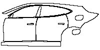 (left) Door+Rear Fender+Side Skirt