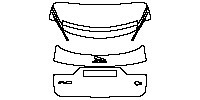 Jaguar F-Pace SVR 2018 - Trunk Lid (with ''F-PACE'' ''SVR'' model emblem)