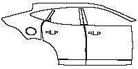 (right) Door+Rear Fender+Side Skirt